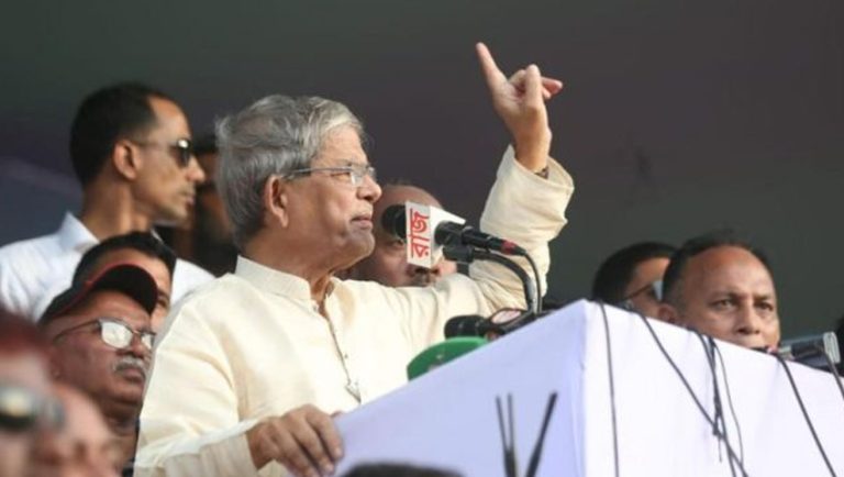 তত্ত্বাবধায়ক সরকার ছাড়া দেশে কোনো নির্বাচন হতে দেয়া হবে না; মির্জা ফখরুল