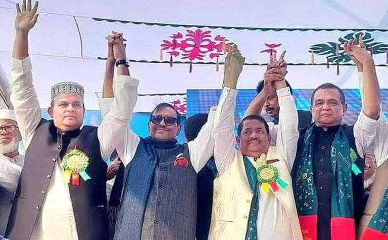 সুনামগঞ্জে আ. লীগের নতুন নেতৃত্বে মুকুট-পলিন