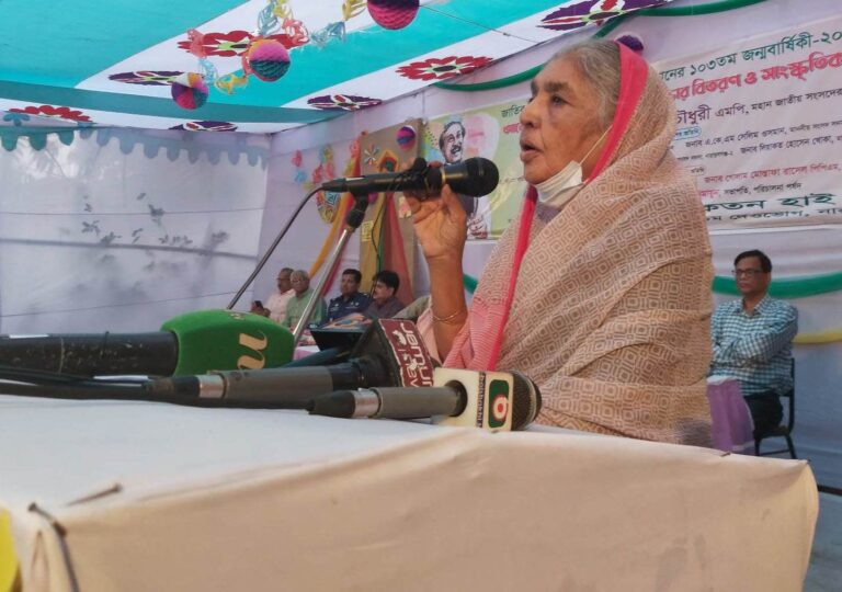 শেখ হাসিনা মানুষের জীবনে আলোর সঞ্চার করেছেন: মতিয়া চৌধুরী