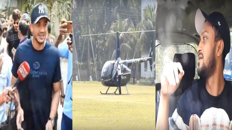 মাগুরা থেকে ঘুরে গেলেন সাকিব,সোহান ও তাসকিন