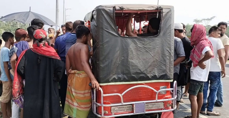 পিরোজপুরে টমটমের নিয়ন্ত্রণ হারিয়ে চালক নিহত