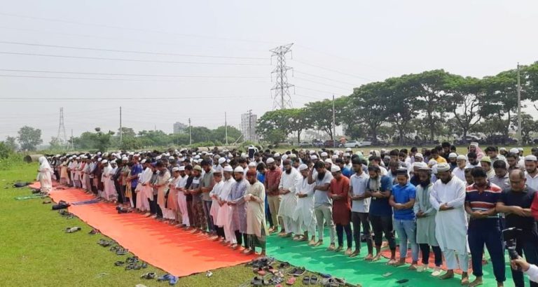 রাজধানীতে বৃষ্টির জন্য নামাজ