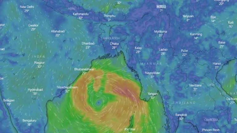 ২০৪ কিমি বেগে অতিক্রম করবে ঘূর্ণিঝড় মোখা