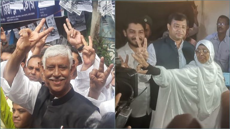 গাজীপুর সিটি নির্বাচন প্রাপ্ত কেন্দ্র ২৮৯: আজমত ১৩৮১০৪ , জায়েদা ১৪৫২০৯