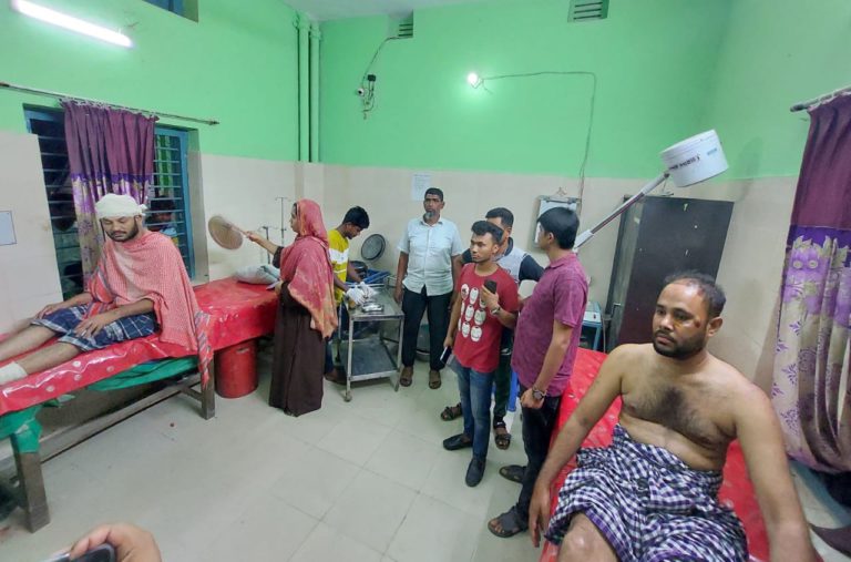 আপন দুই ভাইকে কুপিয়ে ও পিটিয়ে জখম, বাড়িতে বোমা বিস্ফোরণ