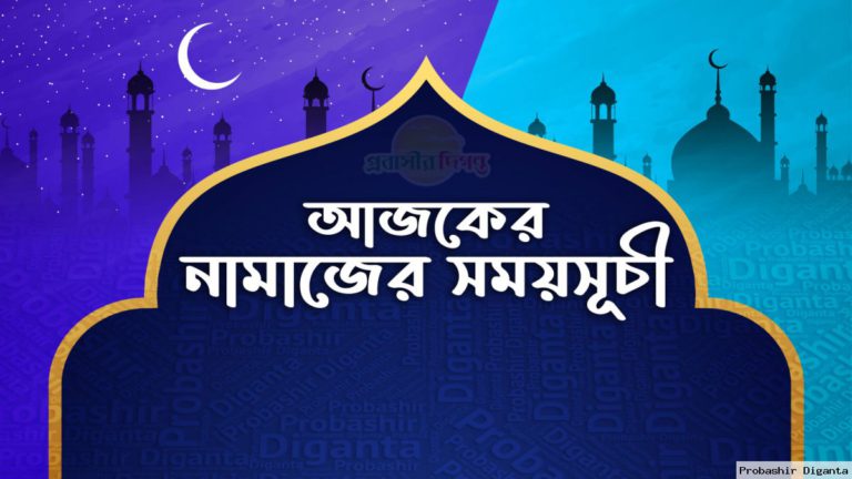 ১৫ মে: পাঁচ ওয়াক্ত নামাজের সময়সূচি