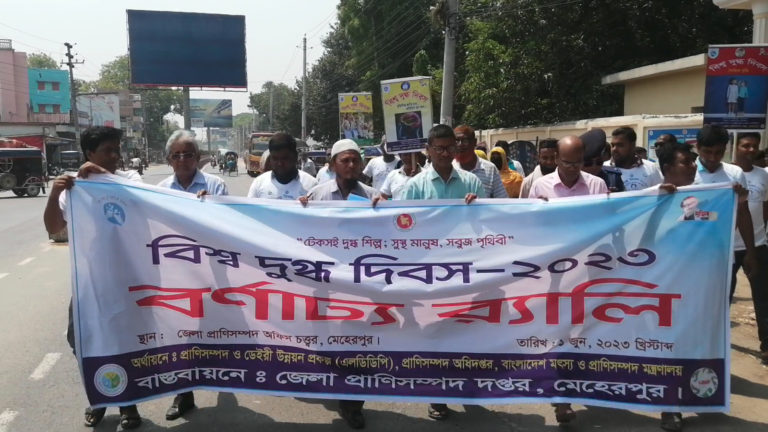 মেহেরপুরে নানা আয়োজনে বিশ্ব দুগ্ধ দিবস পালন