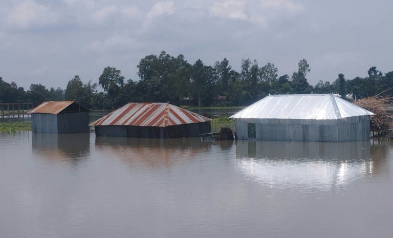 কুড়িগ্রামে পানিবন্দী ১২ হাজার পরিবার