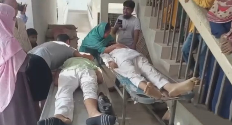 মোটরসাইকেল দুর্ঘটনায় প্রাণ গেলো মামা-ভাগিনার