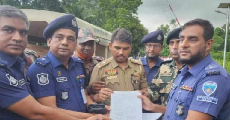 উদ্ধার করা ভারতীয় নাগরিকের মরদেহ হস্তান্তর