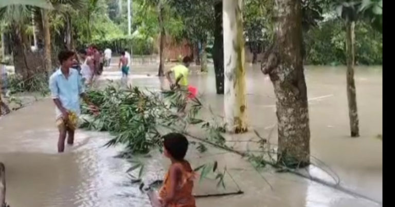 ৩টি পয়েন্টে পানি বিপদসীমার উপর দিয়ে প্রবাহিত হচ্ছে