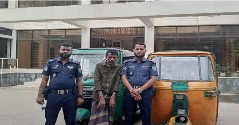 ফেনীতে চোরাই সিএনজিসহ আটক ১