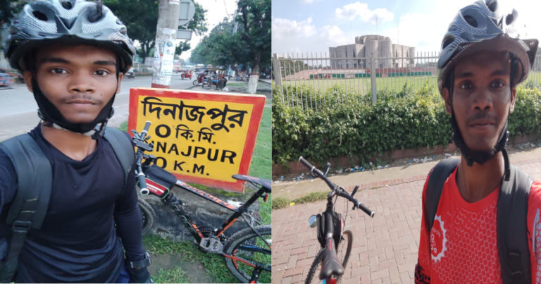 মাদকদ্রব্য নির্মূলে নীরব প্রতিবাদস্বরূপ শাকিবের সাইকেলিং
