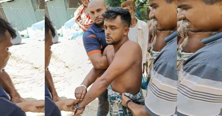 হাজতখানা থেকে পালিয়ে যাওয়া আসামী প্রেমিকার বাড়ি থেকে গ্রেপ্তার