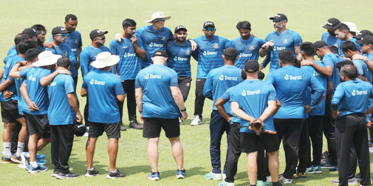 আনুষ্ঠানিক অনুশীলন শুরু করেছে বাংলাদেশ দল