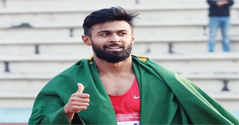 বিশ্ব অ্যাথলেটিক্সে প্রথম দ্রুততম মানব বাংলাদেশের ইমরানুর রহমান