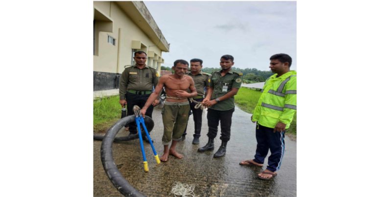 কাপ্তাই বিদ্যুৎকেন্দ্রে চুরি, যুবক আটক