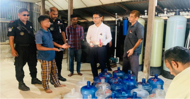 ট্যাপের পানি বোতলজাত করে বিক্রি, কারখানায় জরিমানা