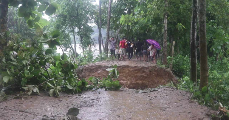 ফেনীর মুহুরী ও কহুয়া নদীর ভাঙ্গনে ১০ গ্রাম প্লাবিত