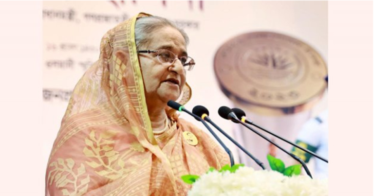 মহাসমাবেশে যোগ দিতে এক যুগ পর রংপুরে প্রধানমন্ত্রী