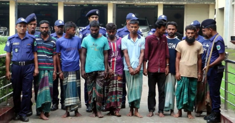 ডাকাত চক্রের নয় সদস্য গ্রেপ্তার