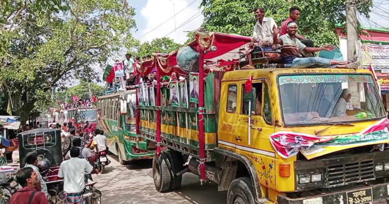 মেহেরপুরে বিএনপির রোডমার্চ যাত্রা