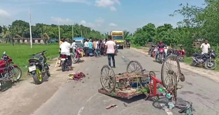 মেহেরপুরে প্রাইভেটকারের ধাক্কায় সবজি বিক্রেতা নিহত
