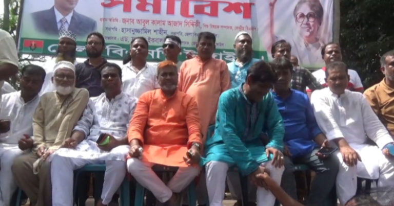 খালেদা জিয়ার মুক্তি ও চিকিৎসার দাবিতে টাঙ্গাইলে বিএনপির সমাবেশ