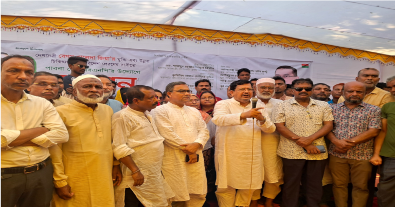 খালেদা জিয়া, তারেক রহমান ছাড়া কোন নির্বাচন নয়: এ্যাডভোকেট শামছুর