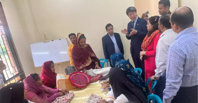 হবিগঞ্জে জাপানি অনুদানের প্রকল্প এলাকা পরিদর্শন রাষ্ট্রদূতের