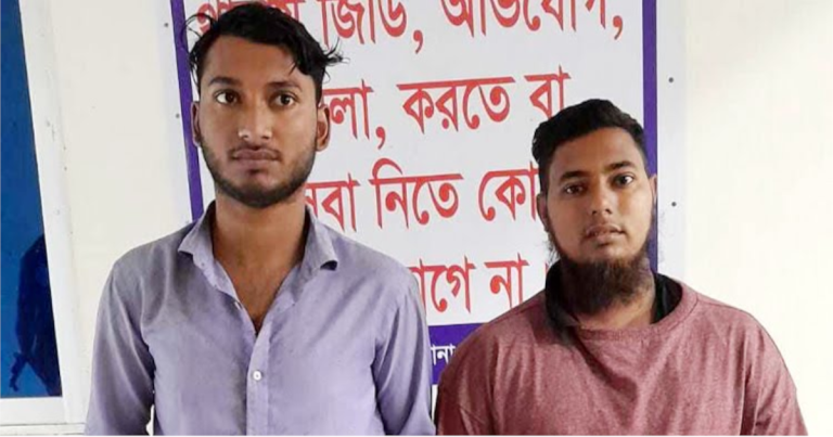 আগুন দিতে এসে গ্রেপ্তার বিএনপির দুই কর্মী