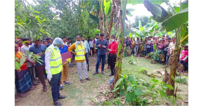 ঝিনাইদহে কলাক্ষেত থেকে দিনমজুরের লাশ উদ্ধার
