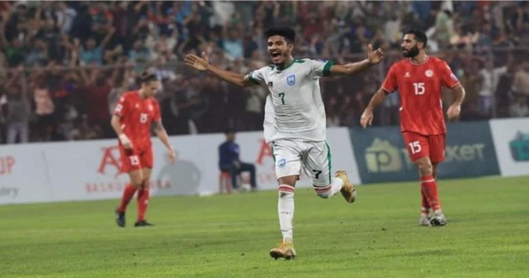 লেবাননকে রুখে দিল বাংলাদেশ