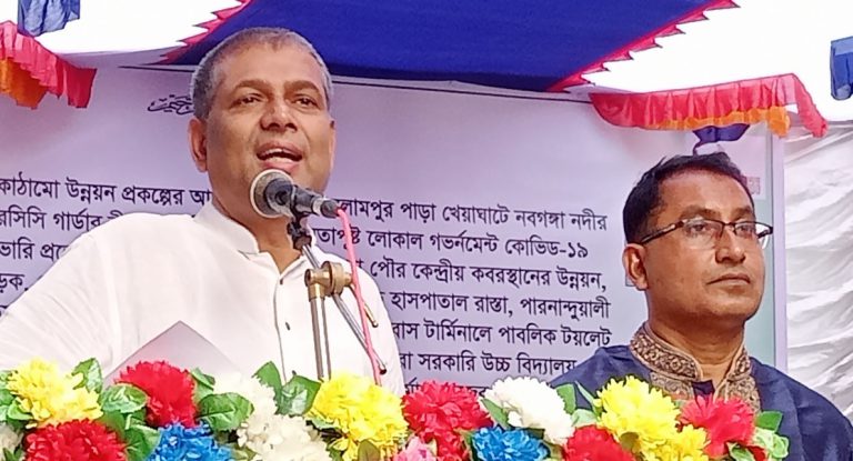 মাগুরার একটি রাস্তাও কাঁচা থাকবে না- সাইফুজ্জামান শিখর