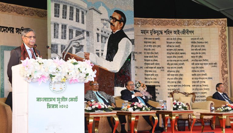 দ্রুত ন্যায় বিচার নিশ্চিতে সর্বাত্মক প্রচেষ্টা অব্যাহত রাখতে হবে : রাষ্ট্রপতি