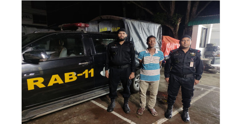 কুমিল্লায় অস্ত্রসহ যুবক গ্রেপ্তার