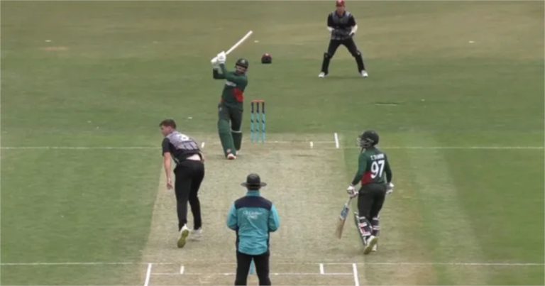 নিউজিল্যান্ডকে ২৬ রানে হারায় বাংলাদেশ