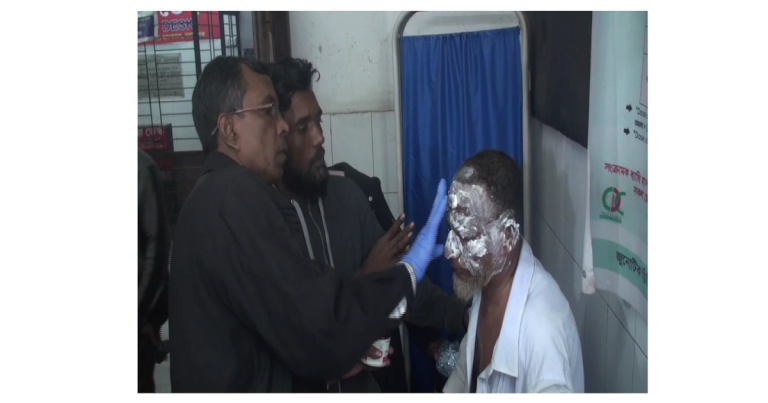 নারায়ণগঞ্জে গ্যাসলাইন লিকেজ থেকে বিস্ফোরণ, দগ্ধ ৪