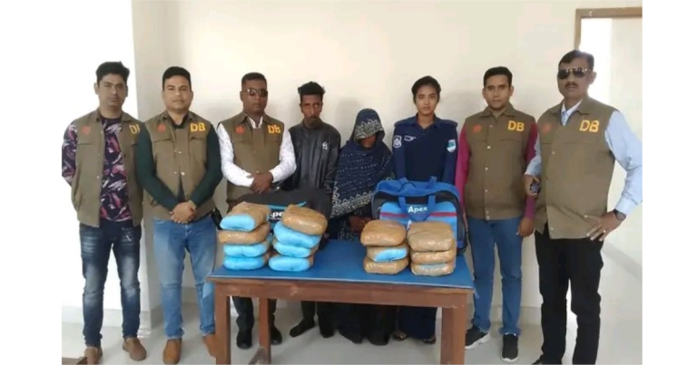 বাগেরহাটে গাঁজাসহ মাদক ব্যবসায়ী আটক