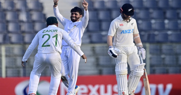 সিলেট টেস্টে বিপদে নিউজিল্যান্ড