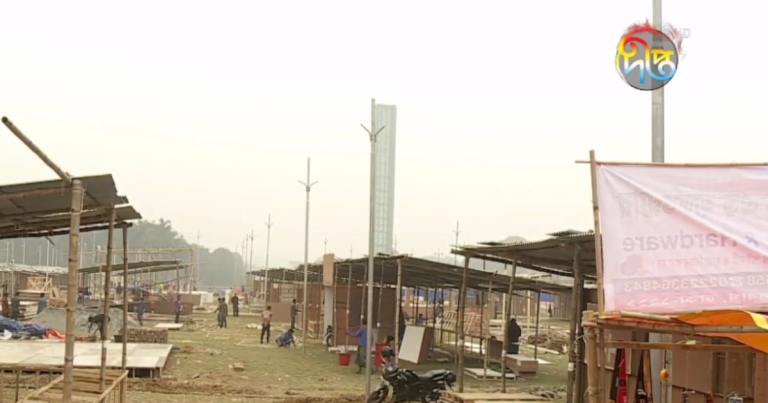 চলছে একুশে গ্রন্থমেলার জোর প্রস্তুতি