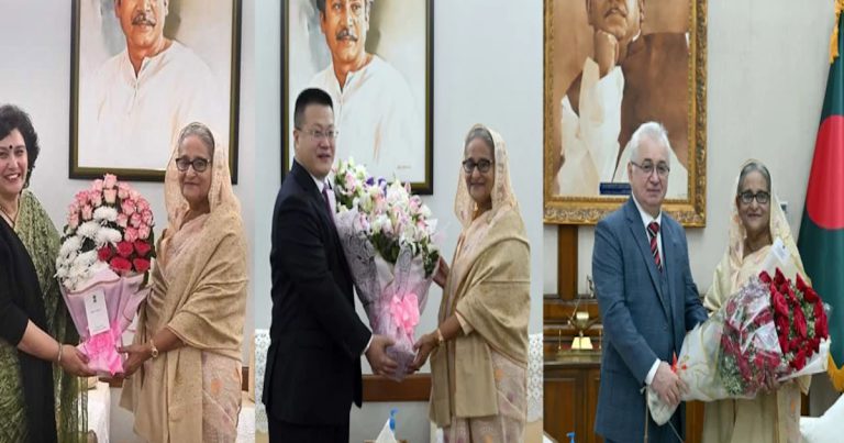 শেখ হাসিনাকে ভারত-রাশিয়াসহ বিভিন্ন দেশের অভিনন্দন