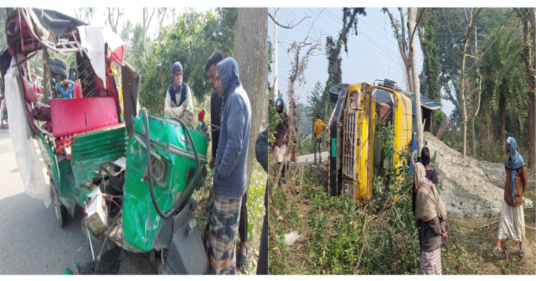 ঝিনাইদহে সড়ক দুর্ঘটনা নিহত ২, আহত ৪