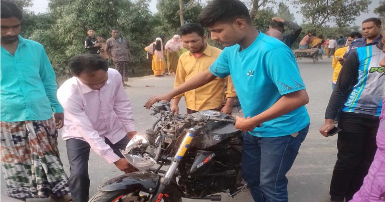 ঠাকুরগাঁওয়ে মোটরসাইকেল দুর্ঘটনায় নিহত ১