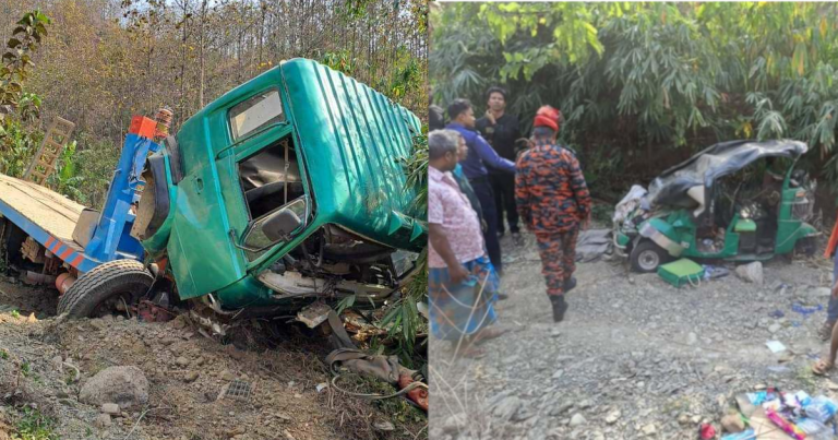 রাঙামাটিতে সড়ক দুর্ঘটনায় নিহত ৩