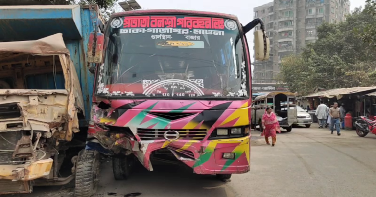 বাস-মোটরসাইকেল সংঘর্ষে অধ্যাপকসহ নিহত ২