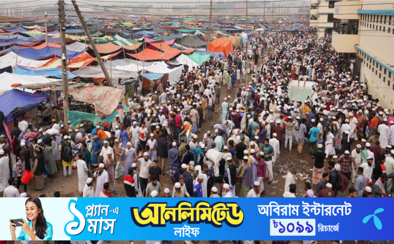 আম বয়ানের মধ‍্য দিয়ে শুরু হলো বিশ্ব ইজতেমা