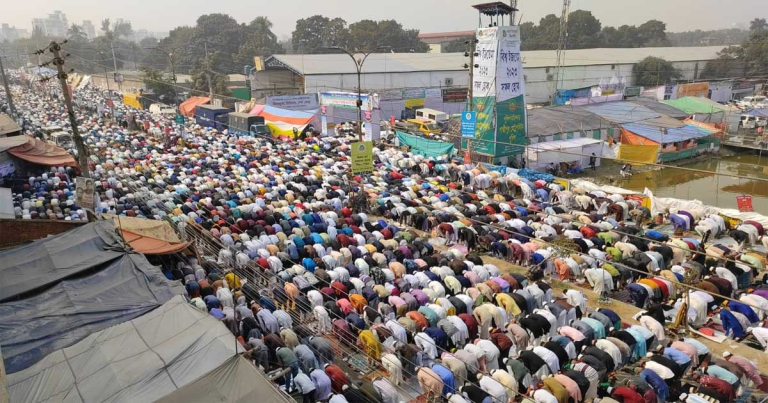 ইজেতমার জুমার জামাতে লাখো মুসল্লির অংশগ্রহণ