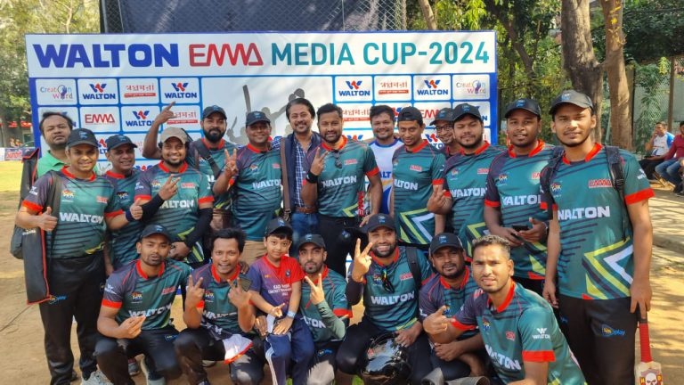 মিডিয়া কাপে গ্লোবাল টিভি কে হারিয়ে শুভ সূচনা দীপ্ত টিভির