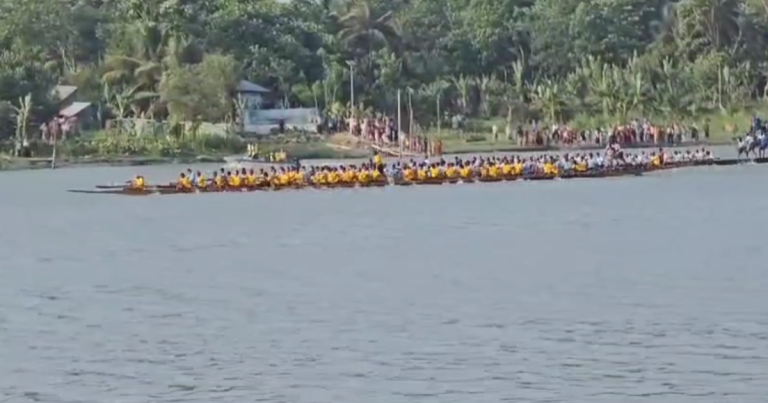 পটুয়াখালী ঐতিহ্যবাহী নৌকা বাইচ প্রতিযোগিতা অনুষ্ঠিত